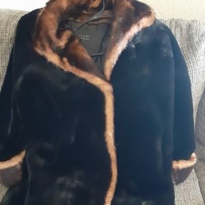 Tally ho faux fur coat